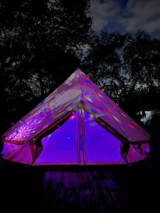 Outdoor Glamping Tent, Glamping in tampa, Glamping in orlando, glamping in lakeland