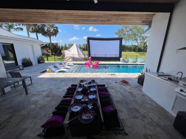 Outdoor Projector, Inflatable Screen and Speaker Rental | Outdoor Movie Night - Image 3