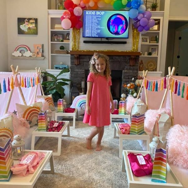 Boho Rainbow Party Theme