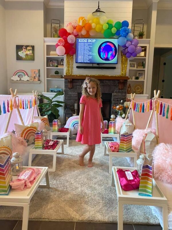 Boho Rainbow Party Theme
