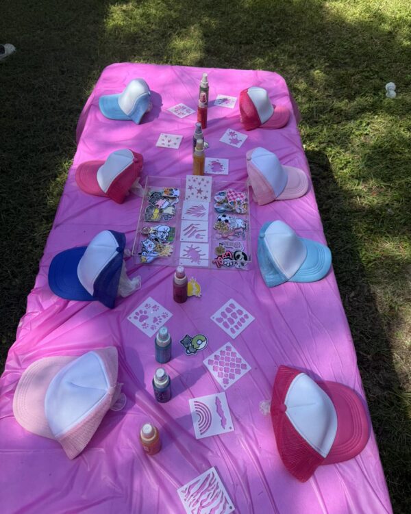 Hat Decorating Party Table - Image 5
