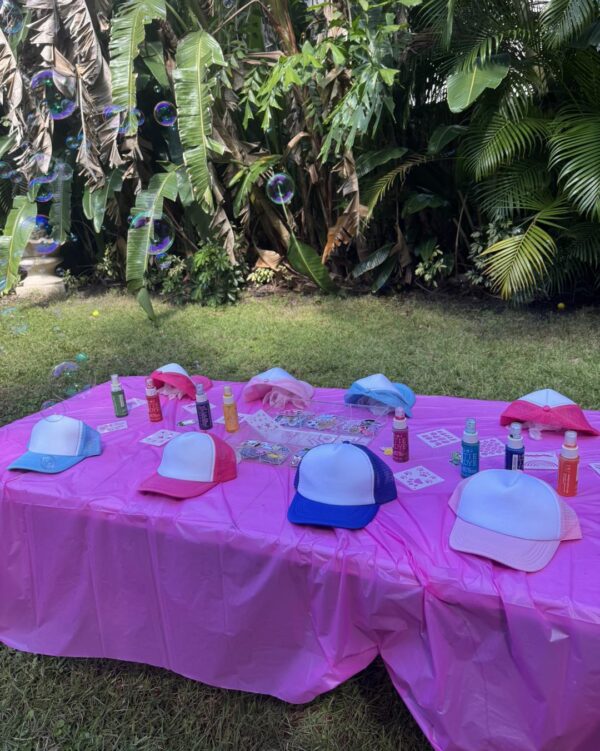 Hat Decorating Party Table - Image 4